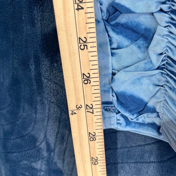 DELIZIA Distressed Light Blue Front and Butt Pocket Scrunch Womans Size US 16 - Picture 6 of 7